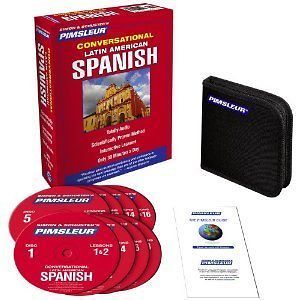New 8 CD Pimsleur Learn to Speak Spanish Latin Language 16 lesson