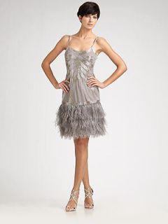 new sue wong feather pagent evening dress 4 nwt $ 526