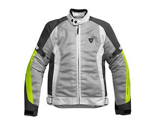 Revit Airwave motorcycle textile summer air jacket sizes L & XL Silver 