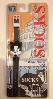 SOCKS, THE WHITE HOUSE CAT, WATCH   1993, BILL CLINTON PRESIDENCY 