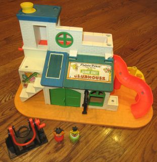 Fisher Price Little People Sesame Street Club house Clubhouse BURT AND 