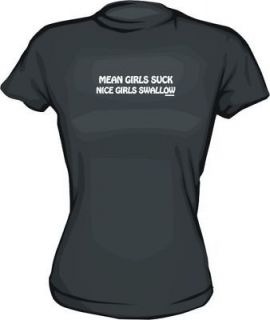 mean girls suck nice girls swallow womens shirt pick