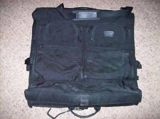 Vintage TUMI Ballistic Nylon Black GARMENT Cloth Luggage travel Bag 