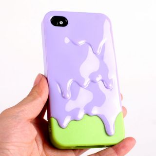 New Hot Melt Melting Ice Cream Hard Back Cover Skin Case for iPhone 4 