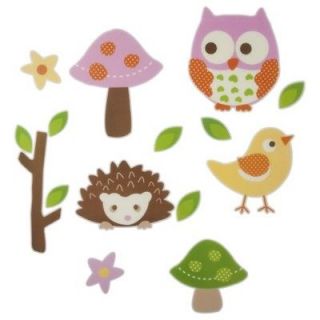 NEW Circo Love and n Nature Wall Decals Stickers Art Owl Hedgehog Bird 