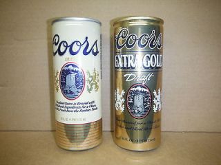 newly listed 2 coors b o 16 oz beer cans