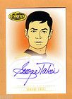 George Takei Autograph Auto Card Star Trek A3 Mr. Sulu Star Trek