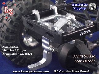 AXIAL SCX10 ADJUSTABLE TOW HITCH RC CRAWLER SCALE TRUCK PARTS