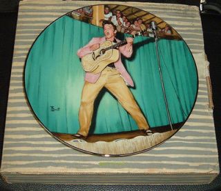 Elvis Presley TAMPA 1955 Delphi Collector Plate Bradford Exchange 
