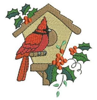 exotic winter birds machine embroidery designs 4x4 cd time left