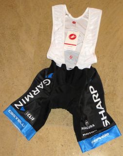 Castelli Garmin Barracuda Cycling Team Bike Clothing Bib Shorts 2012 S 