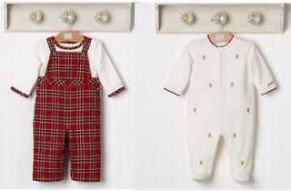 janie jack 1st christmas overalls top 1 pc set lot new