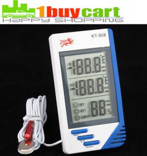 Digital LCD Indoor Outdoor Thermometer Humidity Hygrometer 