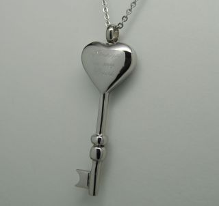 ALWAYS IN MY HEART CREMATION URN NECKLACE CREMATION JEWELRY ENGRAVABLE 
