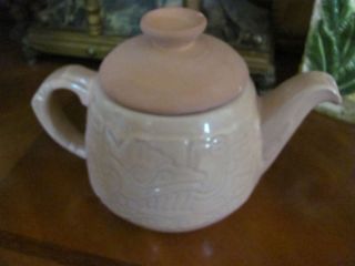 frankoma aztec teapot 7t terracotta  19 99