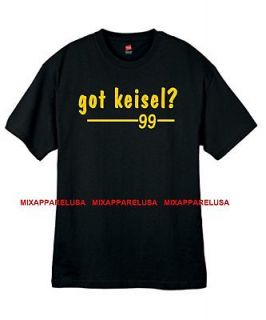 Mens Got Keisel ? Steelers T Shirt Jersey Brett Sizes Small thru 2xl