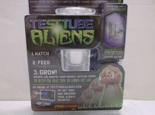 WILD PLANET TEST TUBE ALIENS PSYCUS HATCH FEED GROW SPACE SCIENCE KIT 