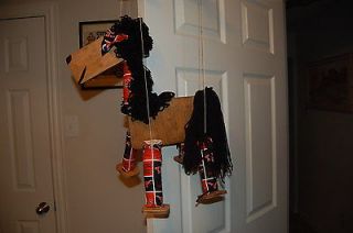 hand crafted horse puppet mobile texas longhorn fabric time left