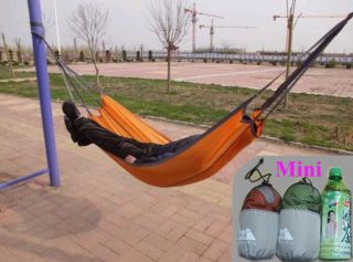 Portable Nylon Hammock Hang Sleeping Bed Outdoor Camping Travelling