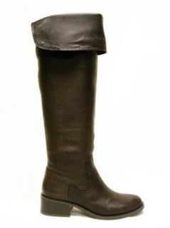   SIMPSON COBRA DARK BROWN LEATHER THIGH OR KNEE HIGH RIDING BOOTS 6M