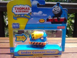 Thomas & Friends Take n Play Portable Railway Sodor Cement Mixer T8898 