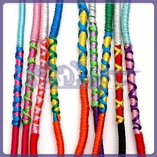 handmade woven colorful thread friendship bracelets from china time 