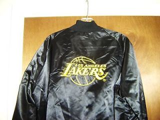   1987 WORLD CHAMPIONS Los Angeles Lakers Satin Jacket Coat Jersey NBA L