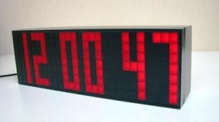 modern style alarm clock digital electric red led clock from