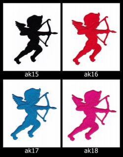 Cupid Angel Iron on Patches embroidered sew cute for Kids Cloth Baby 