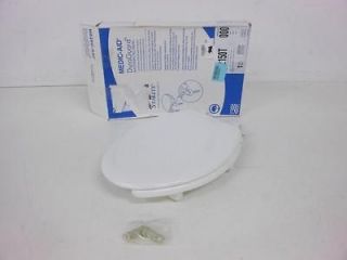   Medic Aid Open Front Toilet Seat Add 2 Inches Above Rim Elongated