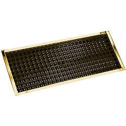 14 7 8 flanged mount drip tray brass with drain