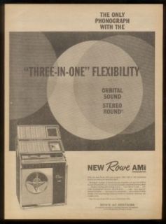 1962 rowe ami jukebox photo trade print ad 1 time