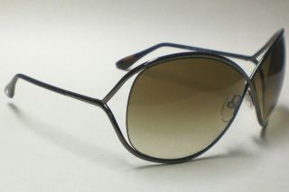 tom ford miranda tf 130 brown 36f authentic sunglasses