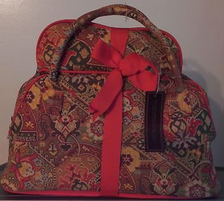 Brand NEW/Sealed, Never Used, Raymond Waites handbag/purse. Red/design