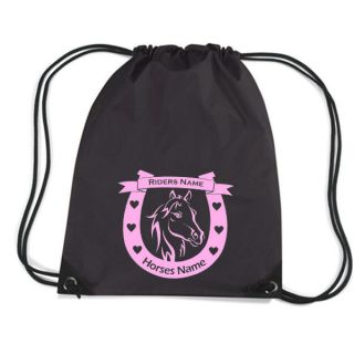 gym bag horseshoe horse personalised sports tack bag more options main 