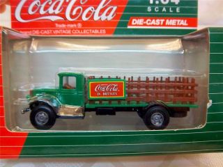 64 Coca Cola MACK Model BM STAKE BED Delivery Truck Hartoy 1991 