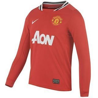 Manchester United Junior Boys Home LS Jersey Shirt 2011   Man Utd 