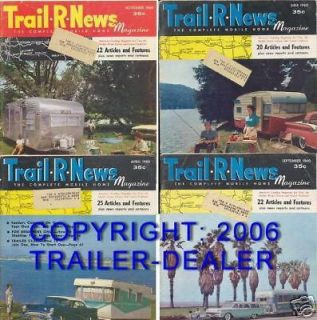 1960 mobile home trailer magazine 12 issues shasta rv from