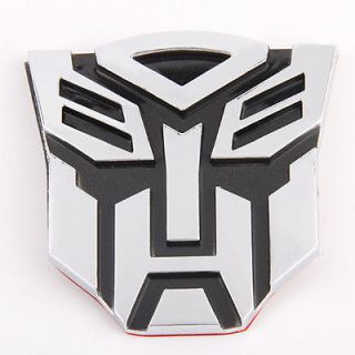 Newly listed TRANSFORMERS AUTOBOT Logo Emblem 3D Decal Sticker Car 