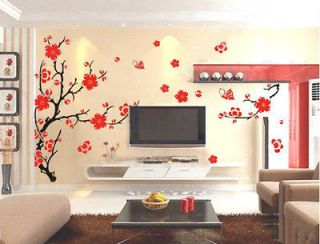 Newly listed Charming Plum Blossom Flower Removable Wall Sticker Decor 