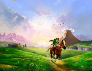 Newly listed The Legend of Zelda Ocarina Time 3D Silk Poster 16x13