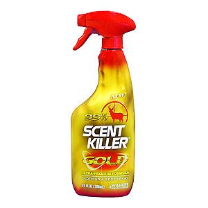 wildlife research scent killer gold spray 24 oz trigger returns