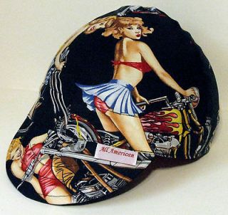 all american hats harley babes welding cap or biker cap