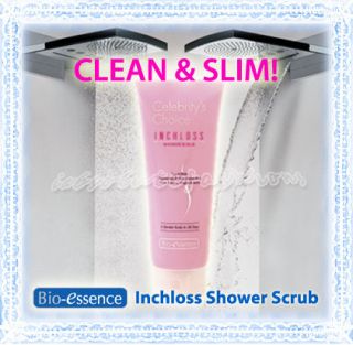 bio essence inchloss shower scrub slim clean from singapore time