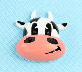 Infrared Sensitization Fridge Magnet Cute Cartoon Cow Recording Player 