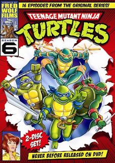 Teenage Mutant Ninja Turtles   Season 6 DVD, 2008, 2 Disc Set