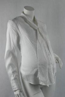 3628 nwt tuxedo bib maternity white blouse shirt xlarge from