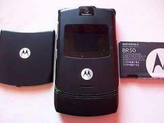 Motorola RAZR V3 AT&T Mobile Used Camera Bluetooth UNLOCKED GSM Flip 