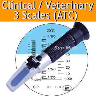 clinical veterinary refractometer protein urine ri sg from hong kong