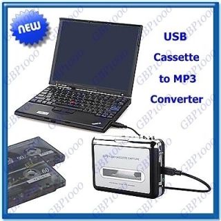 Tape to PC USB Cassette to MP​3 Converter Audio Capture for Music 